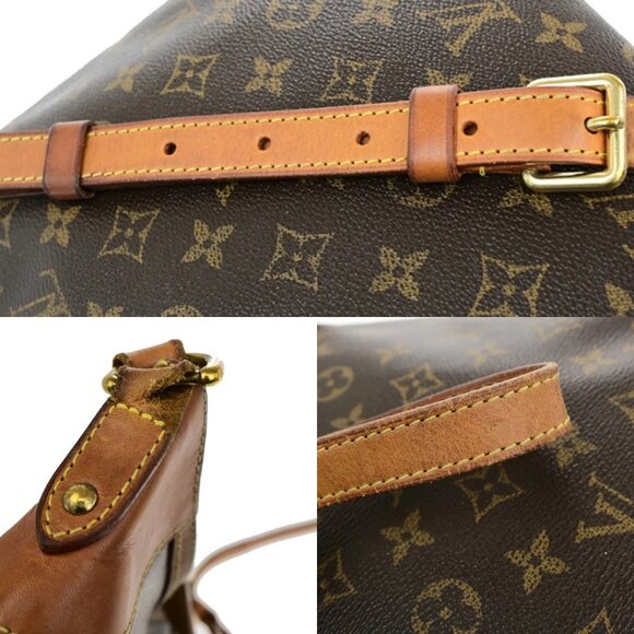 LOUIS VUITTON Odeon MM Shoulder Bag Monogram Leather Brown France M56389 65YG851 - Picture 8 of 16